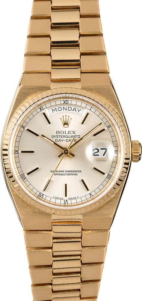 rolex oyster perpetual date al quartz|rolex oysterquartz day date value.